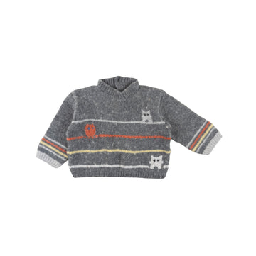 Hand knit sweater 3-6m