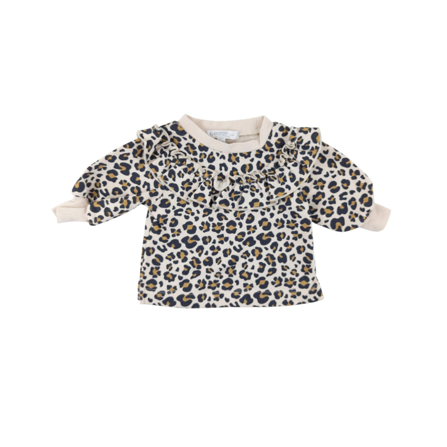George sweatshirt 0-3m (cheetah)
