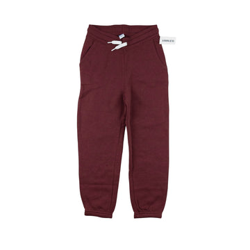 Old Navy joggers 6-7 (dark red)