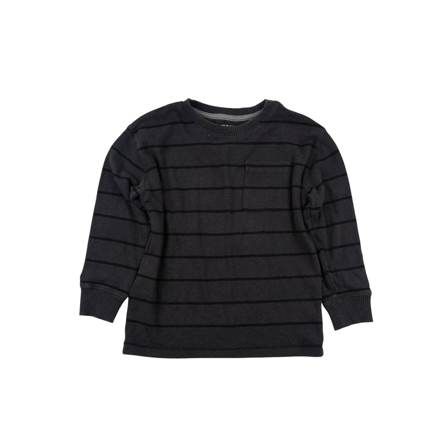 Old Navy sweater 6-7 (black/grey)