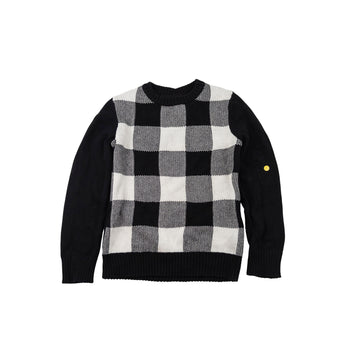 Joe Fresh sweater 7-8 (black/white)