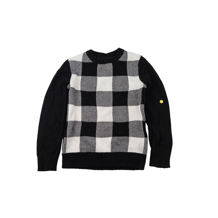 Joe Fresh sweater 7-8 (black/white)