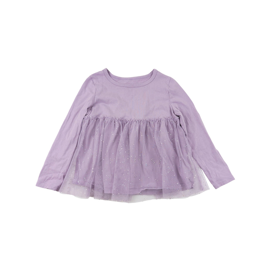 Carter's long sleeve 5 (purple tulle)