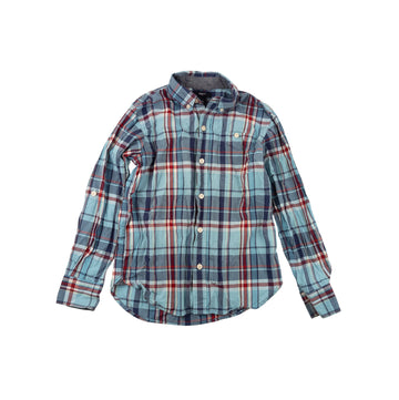 Gap shirt 8 (blue/red plaid)