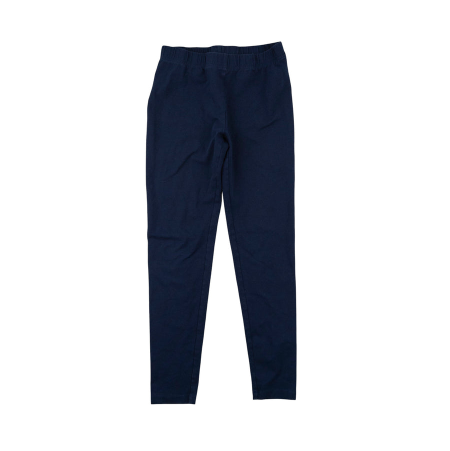Lands' End leggings 10-12 (navy)
