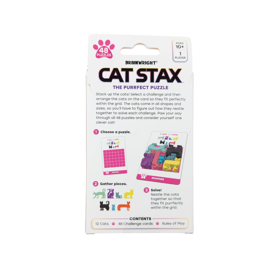 Brainwright Cat Stax puzzle