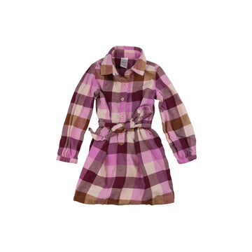 Carter's dress 2 (pink plaid)
