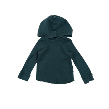 Gap waffle hoodie 3 (forest green)
