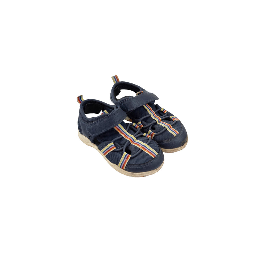 H&M sandals 8 (rainbow stripe)