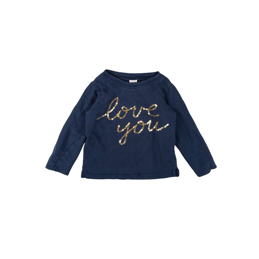 Carter's sweatshirt 2 (love you)