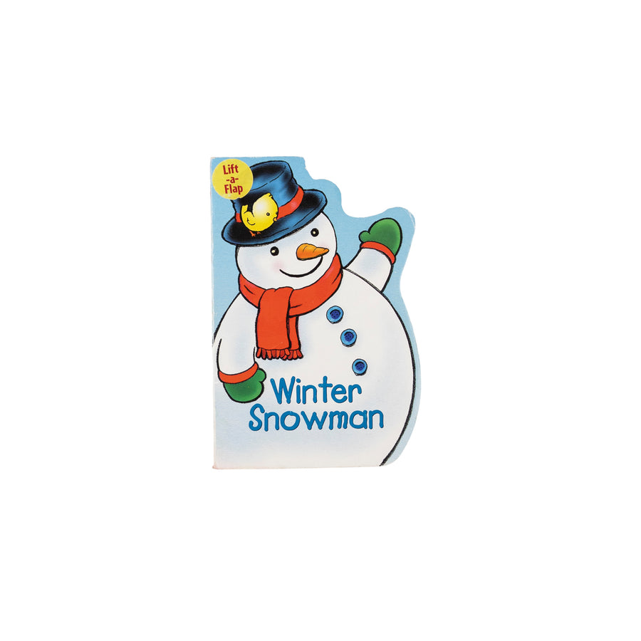 Winter Snowman lift-a-flap