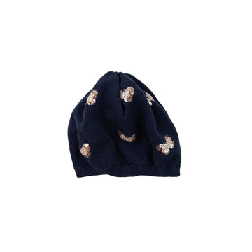 Butterfly hat 12-24m (navy)