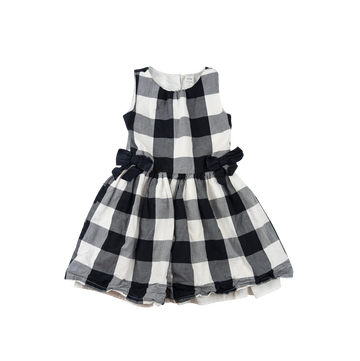 Carter's dress 5 (black/white check)
