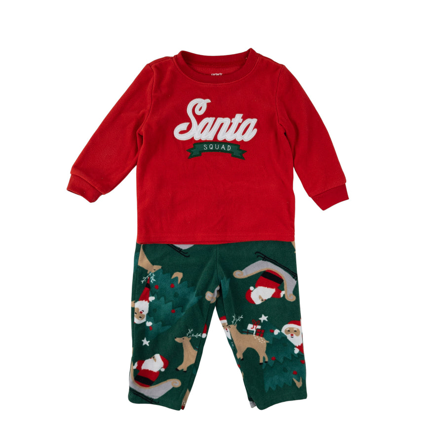 Carter's pjs 18m (Santa Squad)