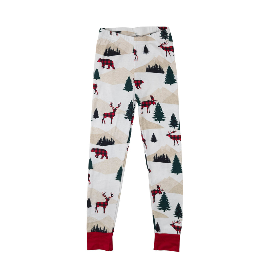 Children's Place pjs 6 (trees/moose)