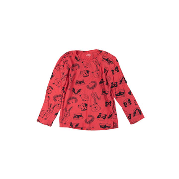 Fox long sleeve 3 (red)
