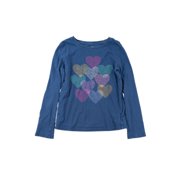 Gap long sleeve 6-7 (hearts)