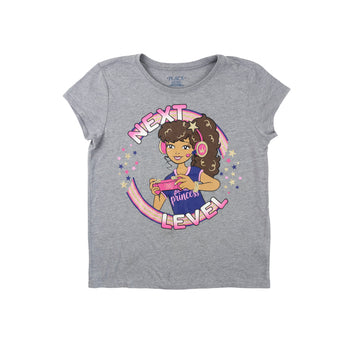 Children's Place t-shirt 10-12 (grey gamer)