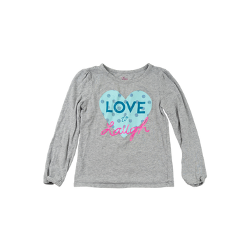 Children's Place long sleeve 5-6 (love to laugh)