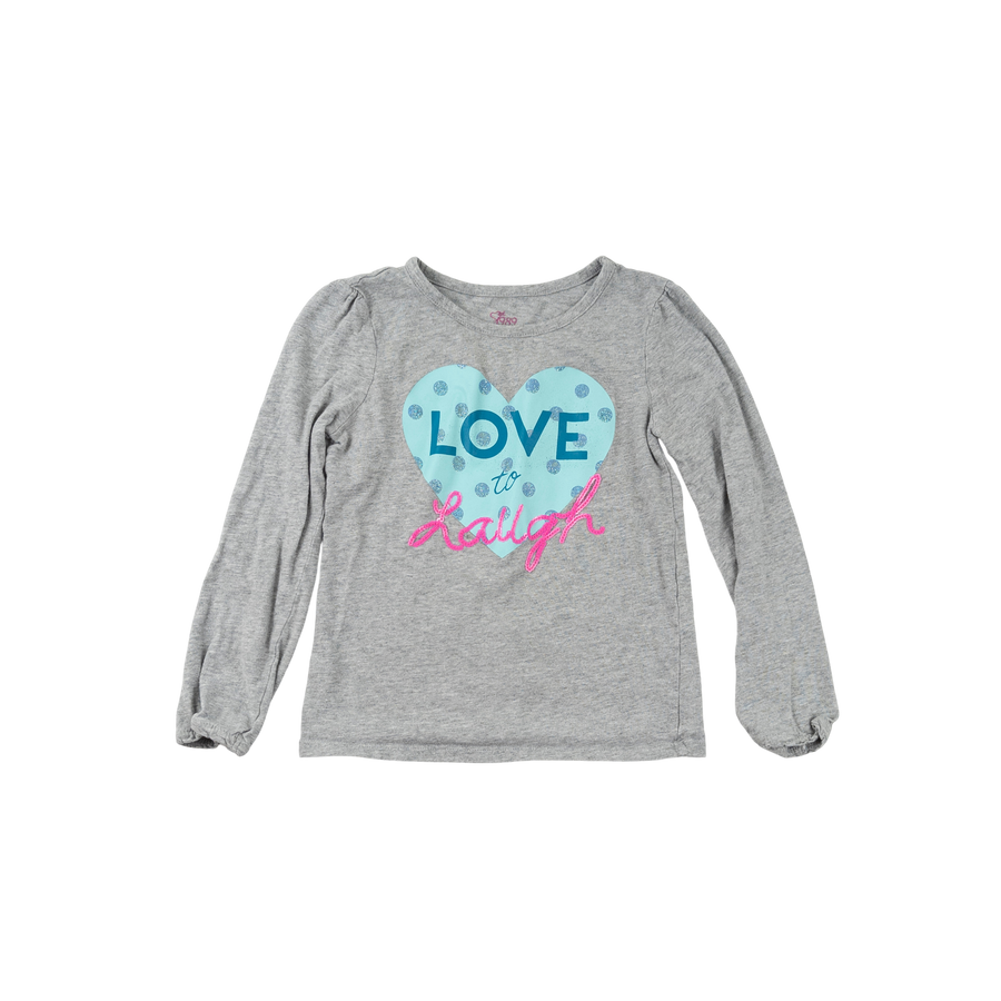 Children's Place long sleeve 5-6 (love to laugh)
