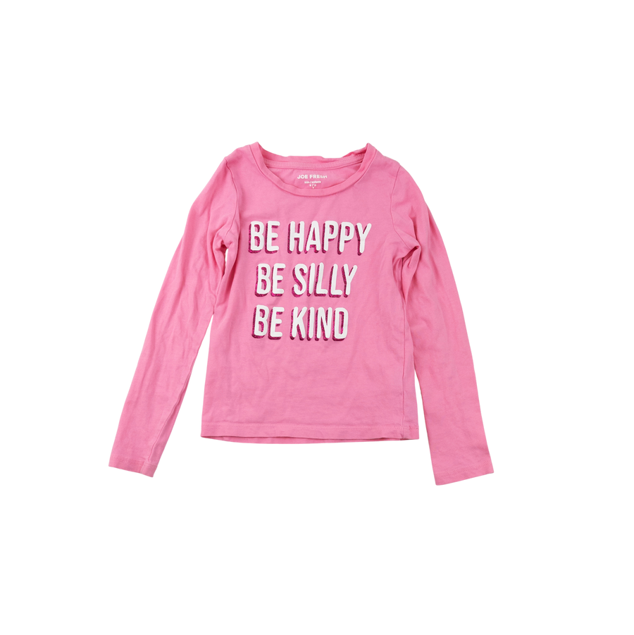Joe Fresh long sleeve 6 (happy, silly, kind)