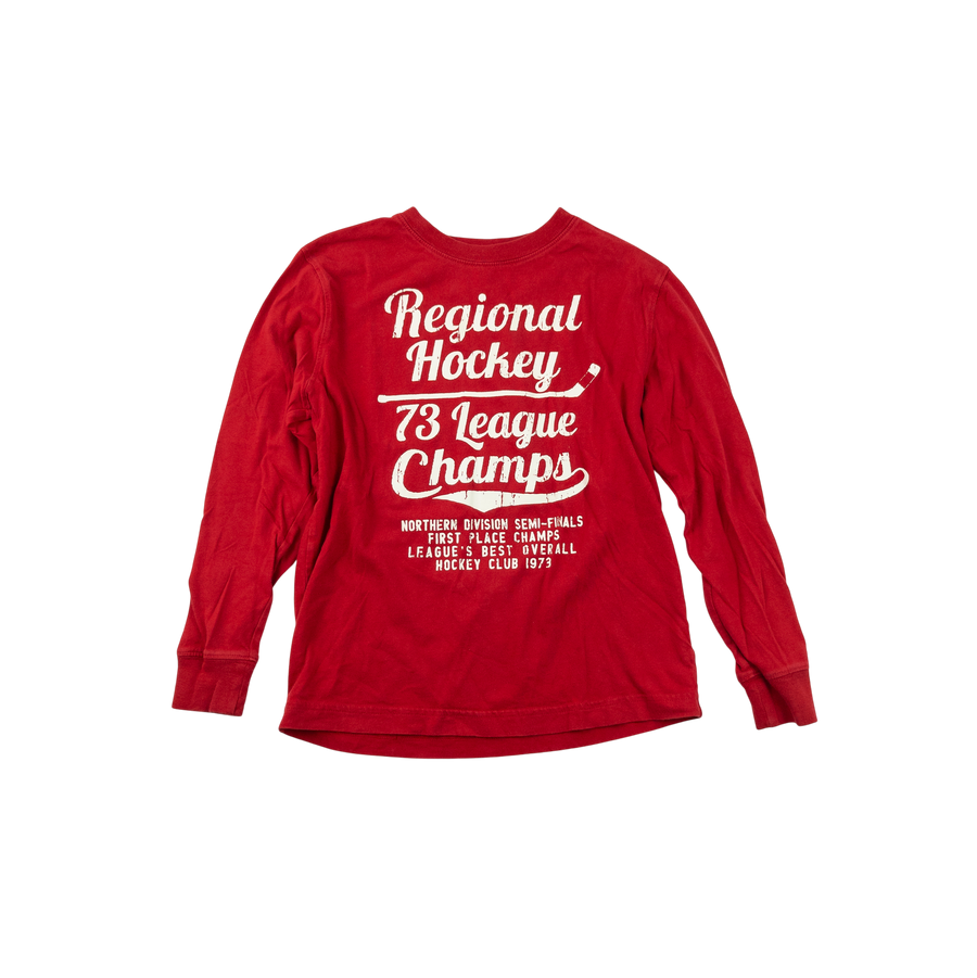 Joe Fresh long sleeve 10-12 (red)