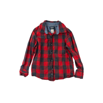 Oshkosh shirt 6 (red check)
