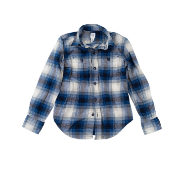 Gap shirt 8 (blue plaid)