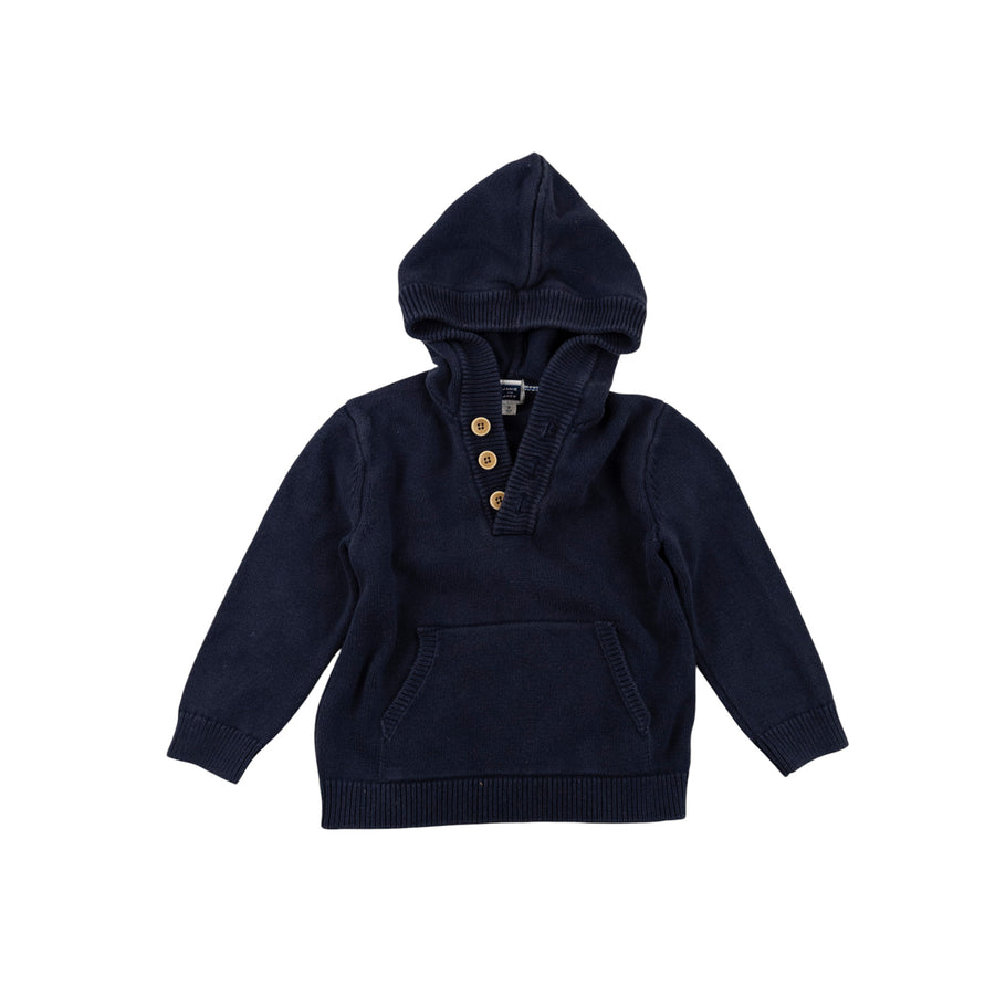 Janie and Jack hoodie 3 (navy)