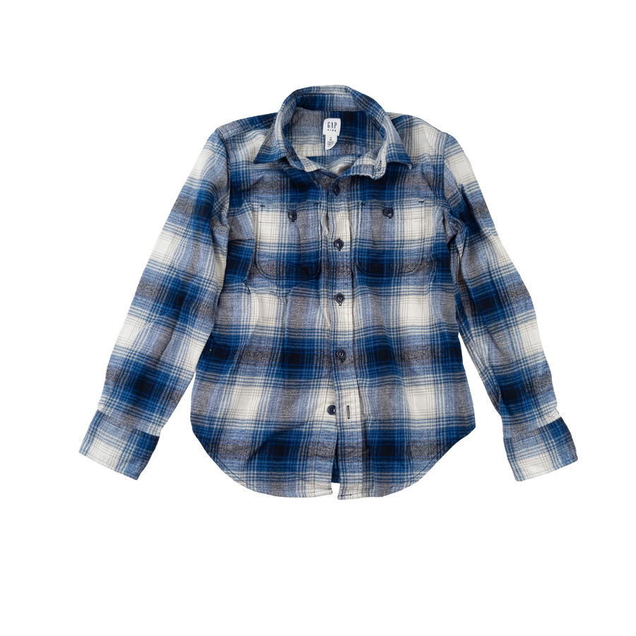 Gap shirt 8 (blue plaid)