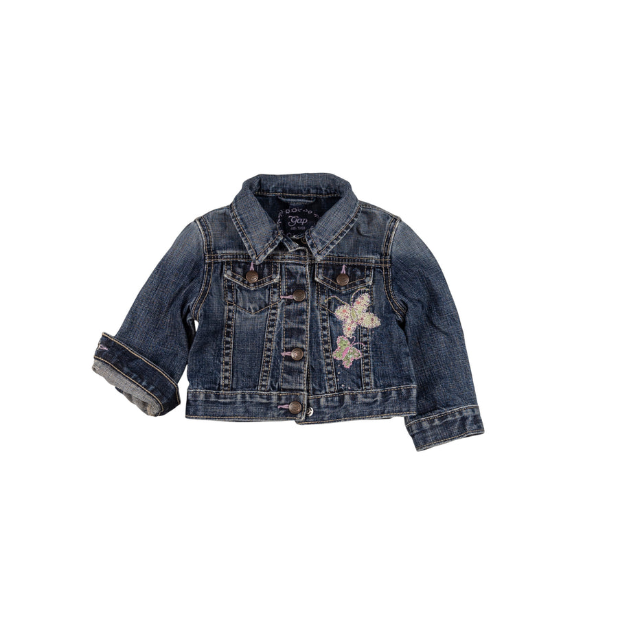 Gap denim jacket 18-24m (butterfly)