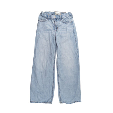 Abercrombie high rise ultra wide leg jeans 11-12