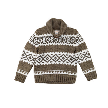 Joe Fresh sweater 5 (olive/white)