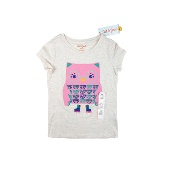 Cat & Jack t-shirt 4-5 (owl)