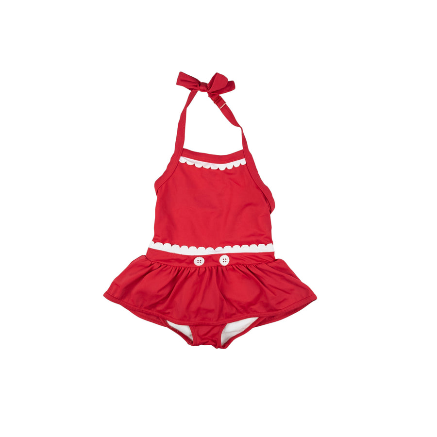 Gymboree swim suit 3 (red)