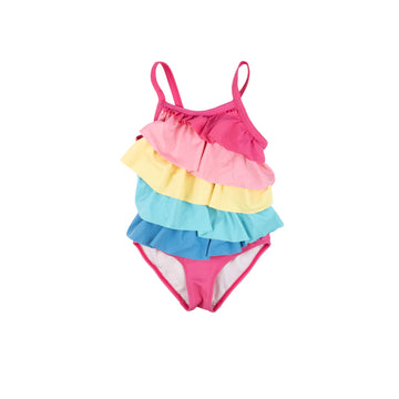 Gymboree swim suit 4 (rainbow ruffle)