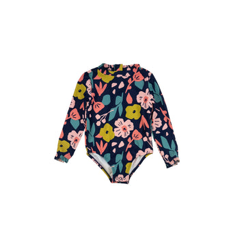 Carter's swim suit 2 (floral long sleeve)