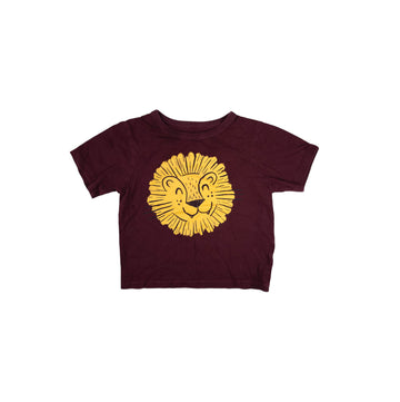 Children's Place t-shirt 2 (burgundy lion)