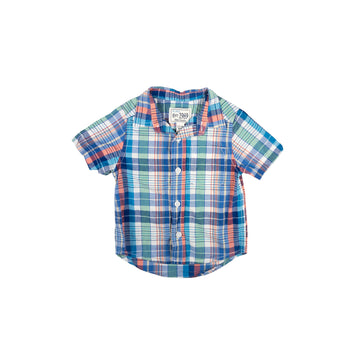 Children's Place short sleeve 12-18m (plaid)