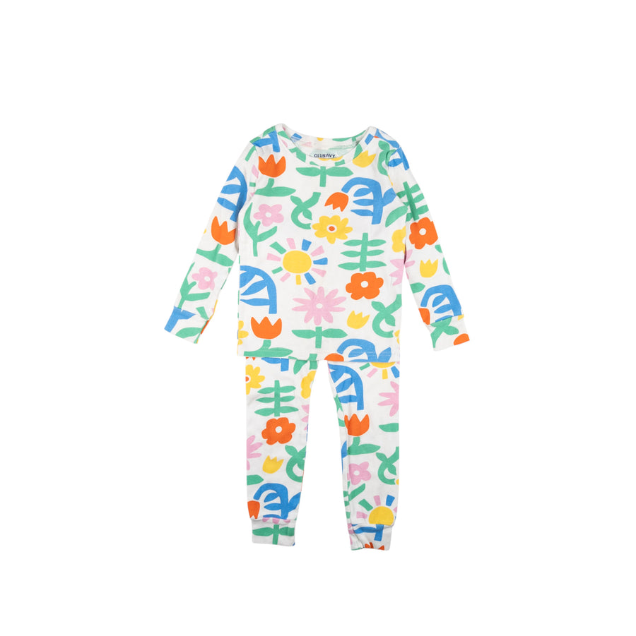 Old Navy pjs 3 (bright floral)