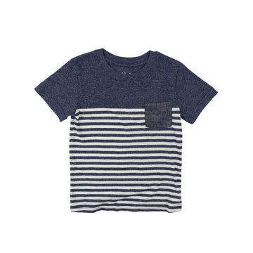 Cat & Jack t-shirt 4 (navy/white pocket)