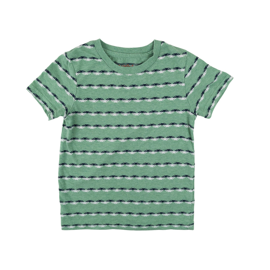Cat & Jack t-shirt 4 (green stripe)