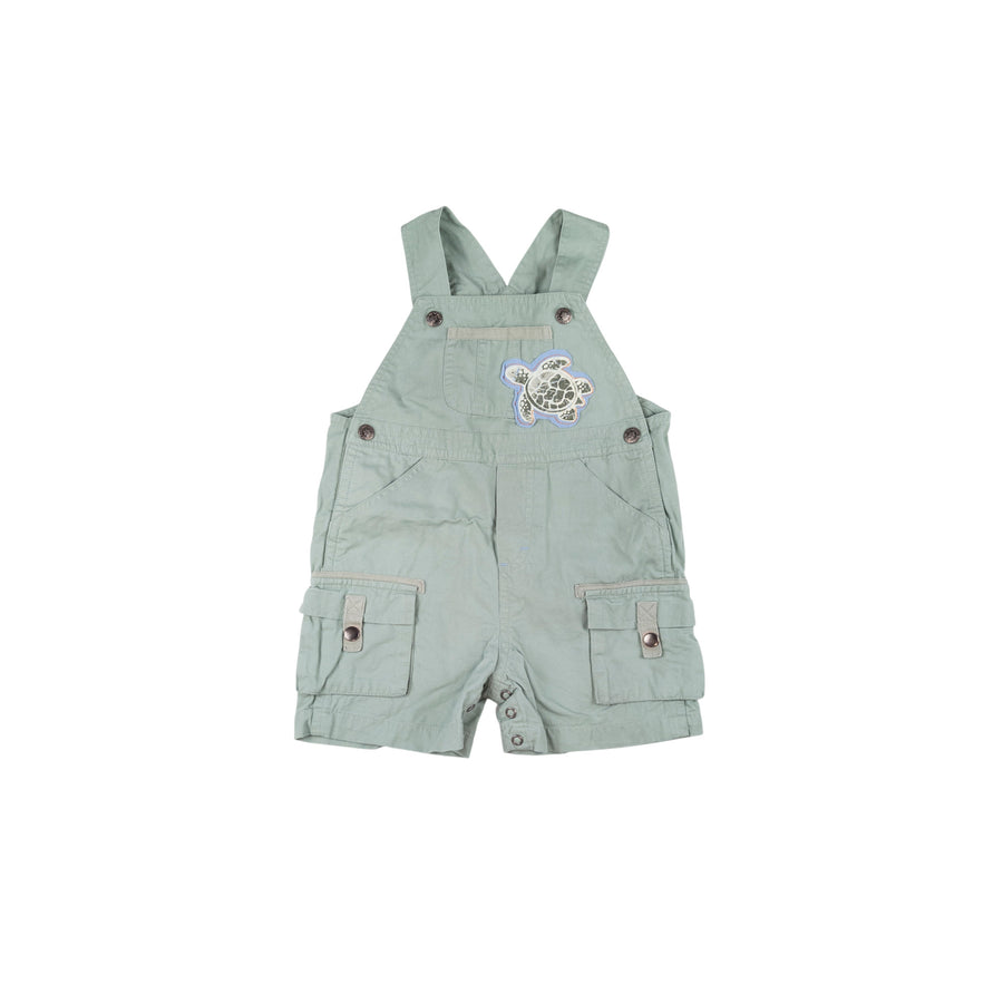 Kids Headquarters shortalls 12-18m (turtle)