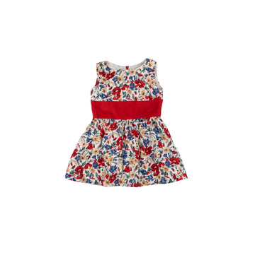 Handmade dress 12-18m (floral)