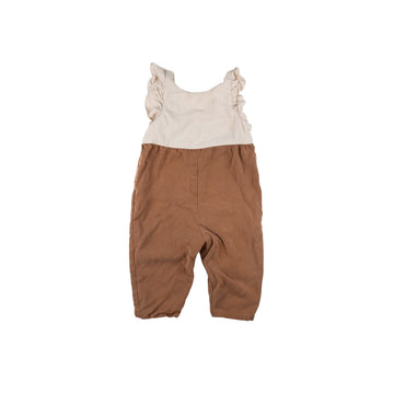 Zara romper 12-18m (brown/cream)