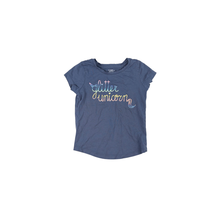George t-shirt 4-5 (glitter unicorn)