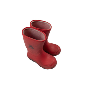Kamik rain boots 6 (red)