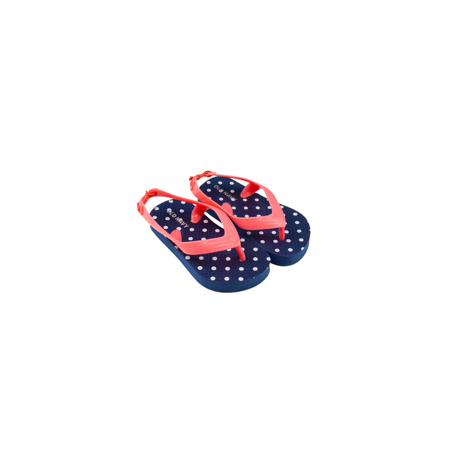 Old Navy flip flops 5-6 (polka dot)