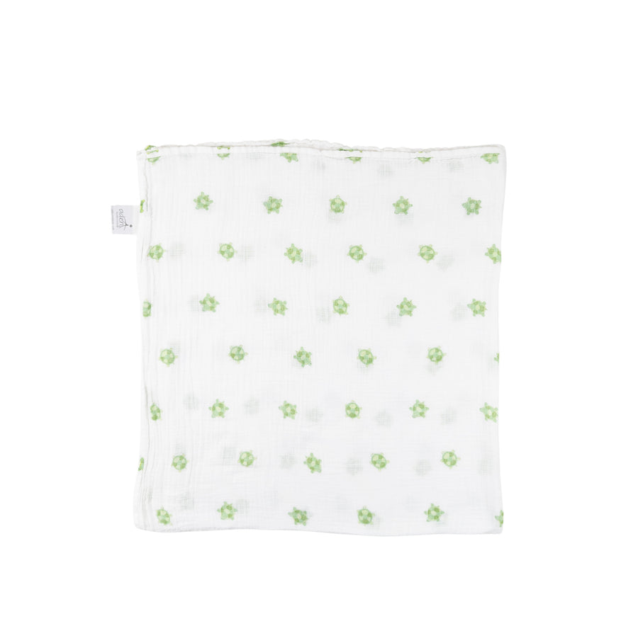 Aden + Anais muslin swaddle (turtle)