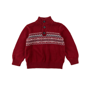 Children's Place sweater 2 (red)